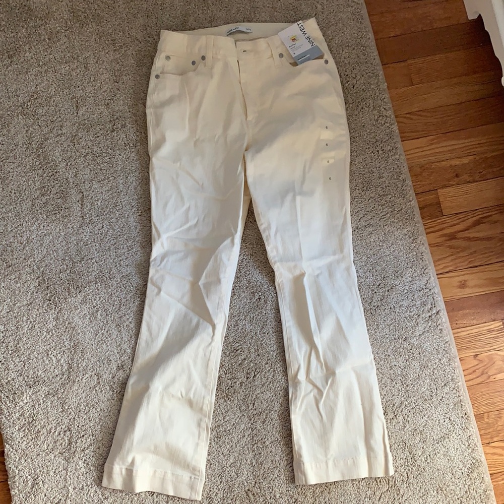 NEW WITH TAGS nine west kick flare high rise jean